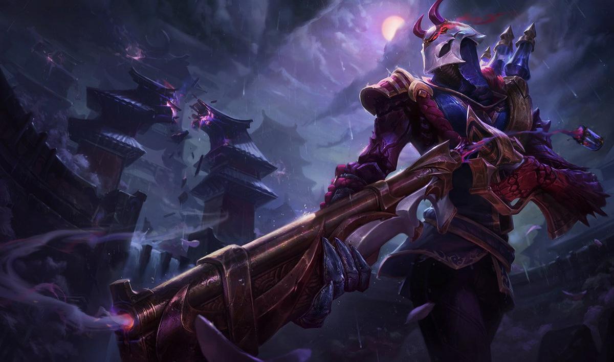 A nova skin do Jhin Cosmos Negro ainda - League of Legends