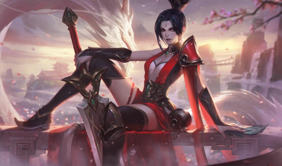 DragonBlade Riven é a melhor skin dela