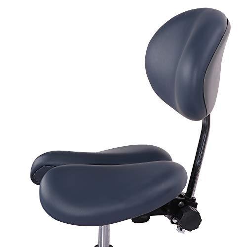 Master Massage Berkeley Ergonomic Split Seat Style Backrest Saddle Stool With Two Tilting Option In Royal Blue, 1count, Blue