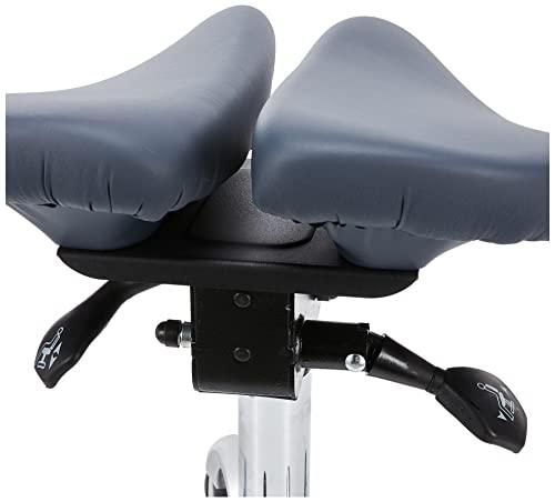Master Massage Berkeley Ergonomic Split Style Saddle Stool in Agate Blue, 1count