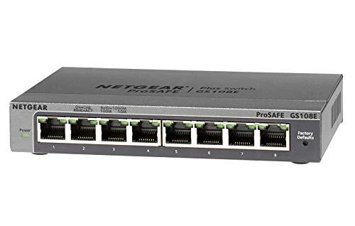 Netgear GS108Ev3 ProSafe - 8-Port Gb, GS108E-300PES