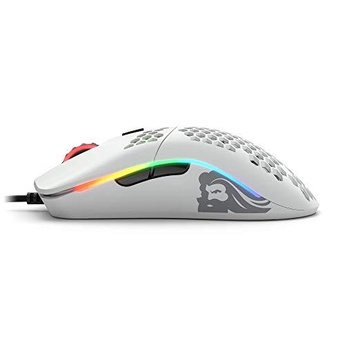 Glorious Model O- (Minus) Gaming Mouse, Matte White (RENEWED)