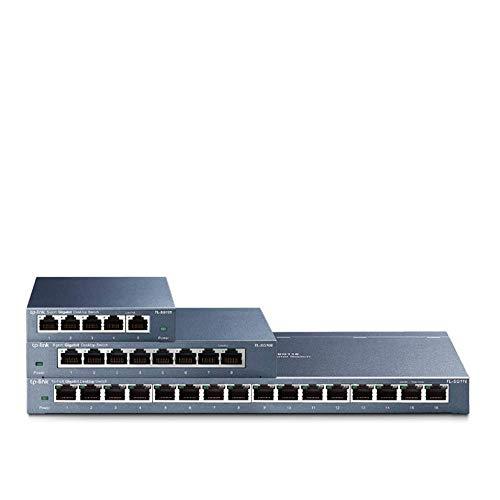 TP-LINK 16-Port hub 10/100 / 1000Mbps Desktop Gigabit Metal housing Set Unnecessary 5-Year Warranty Wall Mount Switching hub TL-SG116