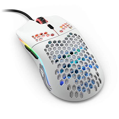 Glorious Model O- (Minus) Gaming Mouse, Matte White (RENEWED)