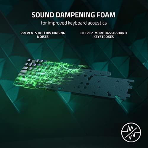 Razer Huntsman V2 Optical Gaming Keyboard: Fastest Linear Optical Switches Gen-2 w/Sound Dampeners & 8000Hz Polling Rate - Doubleshot PBT Keycaps - Dedicated Media Keys & Dial - Ergonomic Wrist Rest