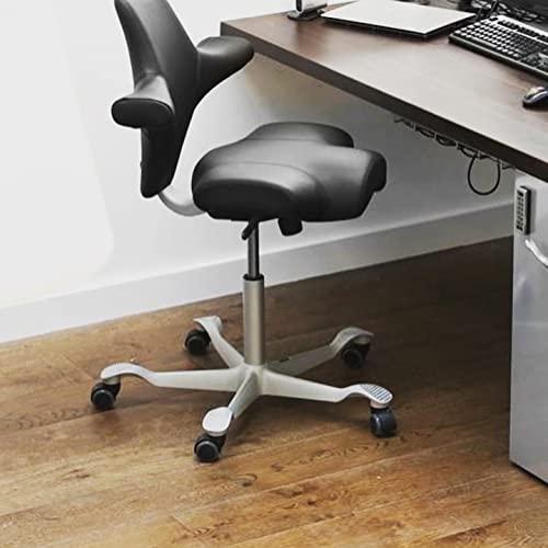 HAG Capisco 8106 - Black Fabric on Silver Base