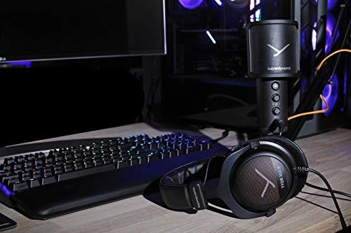 beyerdynamic TEAM TYGR Streaming Bundle including The Open-Back Gaming Headphone TYGR 300 R and The USB-Microphone Fox