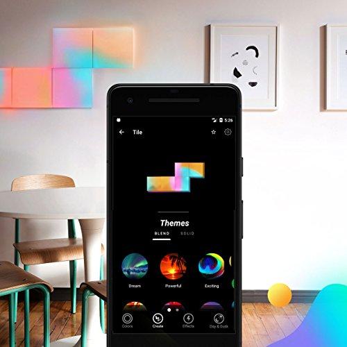 LIFX Tile Modular Light, Tile Light, Color Changing, Dimmable, No Hub Required, App and Voice Control, Compatible with Alexa, Apple HomeKit, Google Assistant and Microsoft Cortana - 5 Pack
