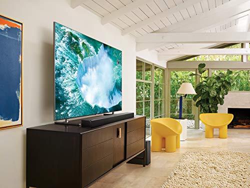 Samsung Harman Kardon 5.1.2 Dolby Atmos Soundbar HW-Q80R with Wireless Subwoofer, Adaptive Sound, Game Mode, 4K Pass-Through with HDR, Bluetooth & Alexa Compatible