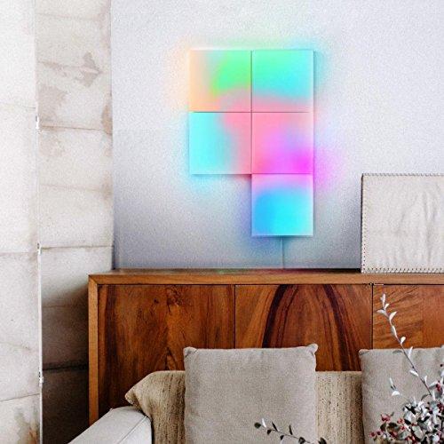 LIFX Tile Modular Light, Tile Light, Color Changing, Dimmable, No Hub Required, App and Voice Control, Compatible with Alexa, Apple HomeKit, Google Assistant and Microsoft Cortana - 5 Pack