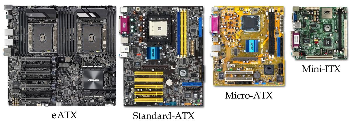 eATX vs ATX vs mATX vs mITX: Motherboard Comparison