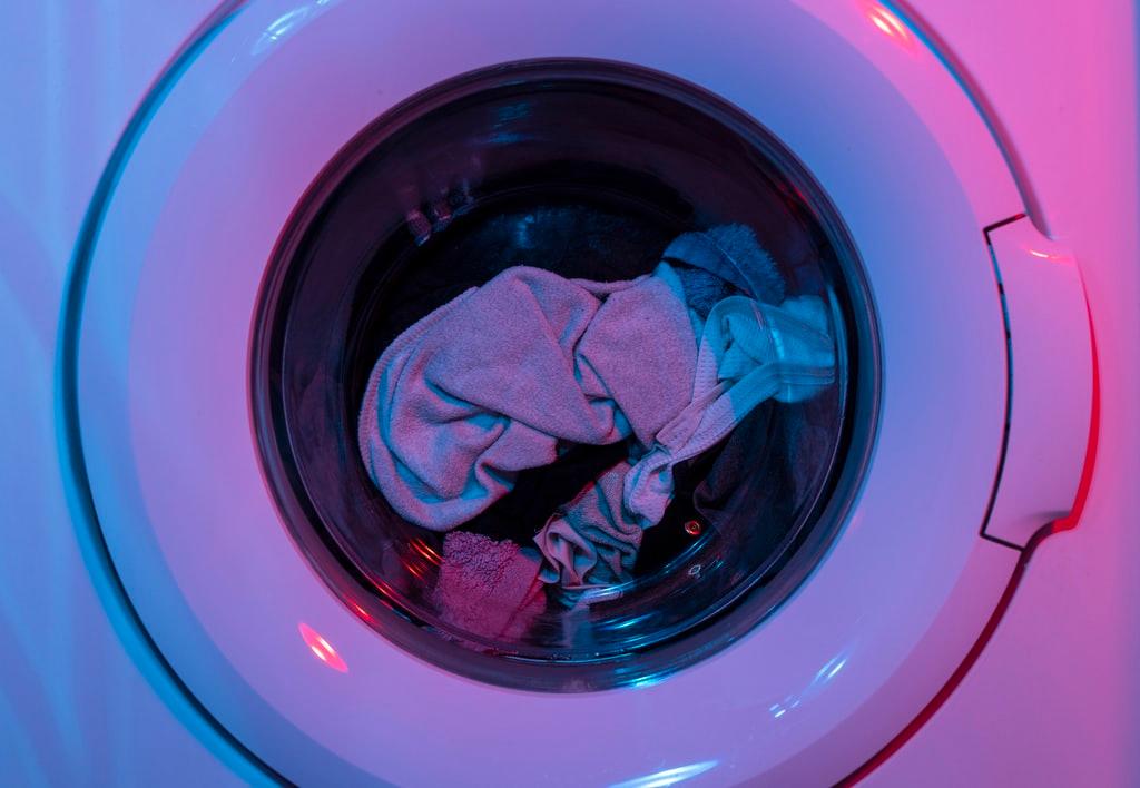 Washing the Mousepad in the Washing Machine