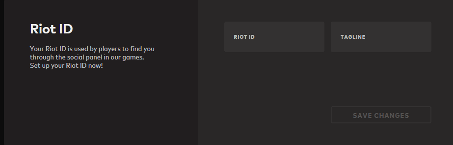 Change Riot ID and Tagline