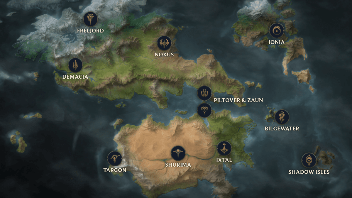 Map of Runeterra