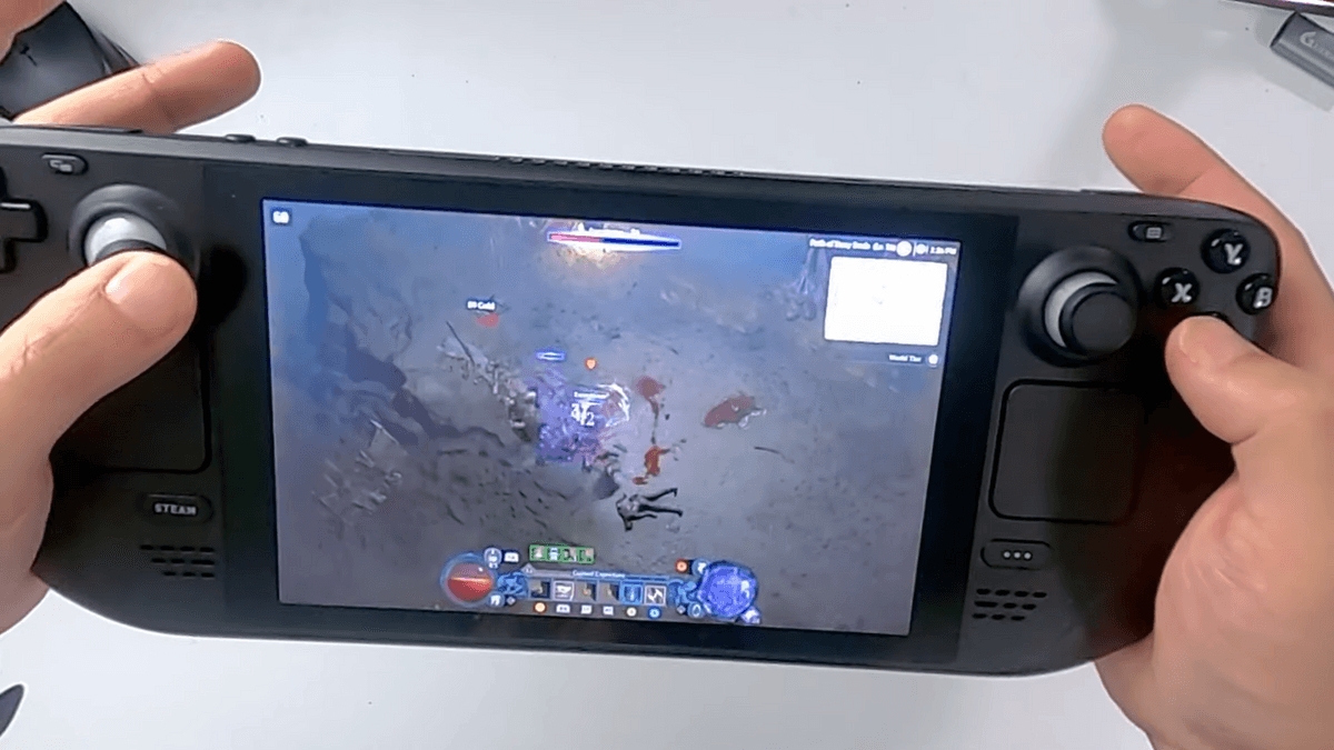 Performance of Diablo 4 on Steam Deck