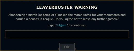 LeaverBuster Warning