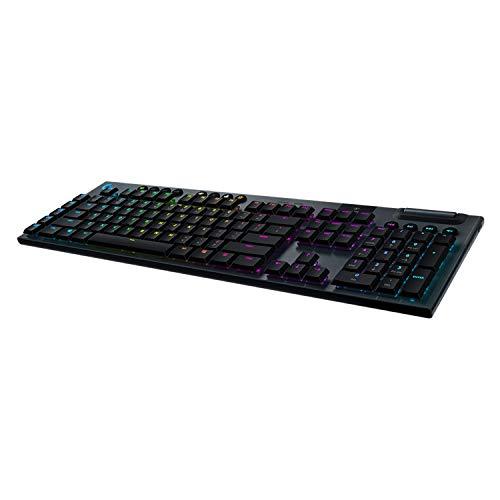 Logitech G915 Wireless Mechanical Gaming Keyboard (Tactile) - Black