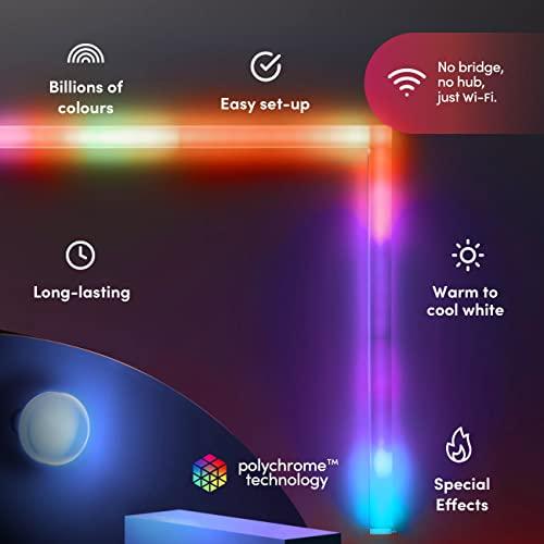 LIFX Beam Seamless Light Module, Color Changing, Dimmable, No Hub Required, Compatible with Alexa, Apple HomeKit, Google Assistant and Microsoft Cortana - Pack of 6 Beams and One Corner Kit