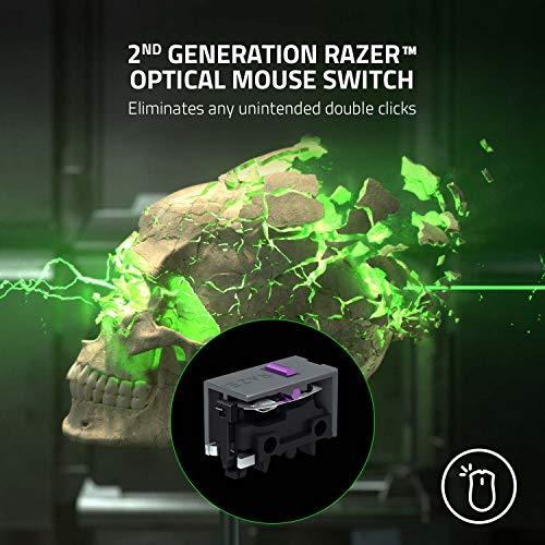 Razer DeathAdder V2 Pro Wireless Gaming Mouse: 20K DPI Optical Sensor - 3X Faster Than Mechanical Optical Switch - Chroma RGB Lighting - 70 Hr Battery Life - 8 Programmable Buttons - Classic Black