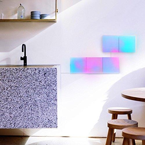 LIFX Tile Modular Light, Tile Light, Color Changing, Dimmable, No Hub Required, App and Voice Control, Compatible with Alexa, Apple HomeKit, Google Assistant and Microsoft Cortana - 5 Pack