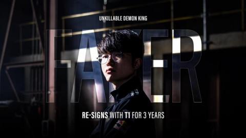 T1 forever, Faker re-signs with T1 on a 3-year contract