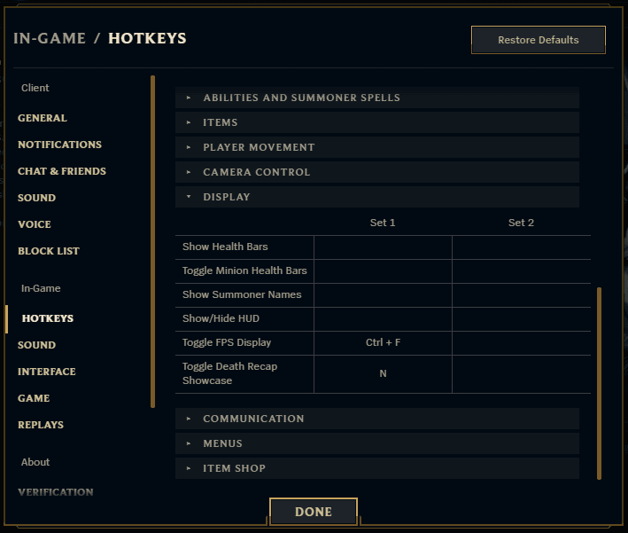 How to Show FPS in League of Legends?